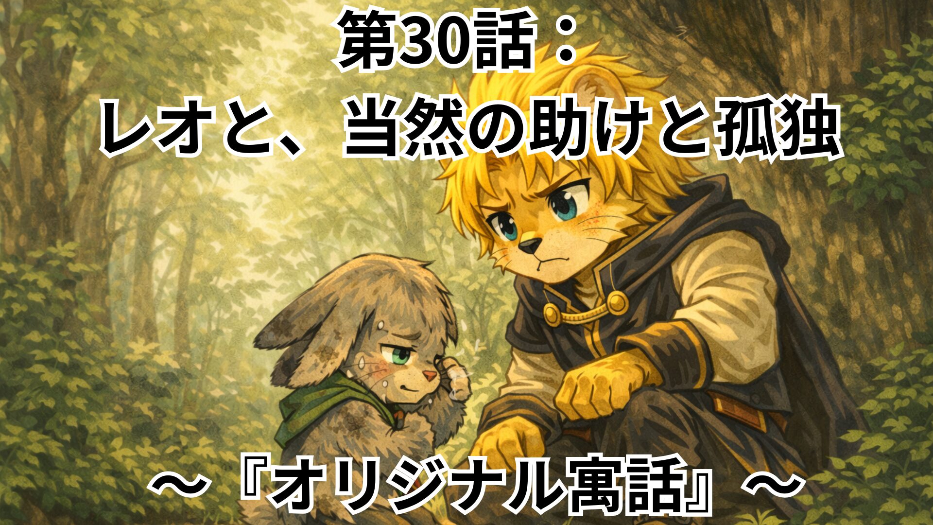 第30話：レオと、当然の助けと孤独　〜『オリジナル寓話〜
